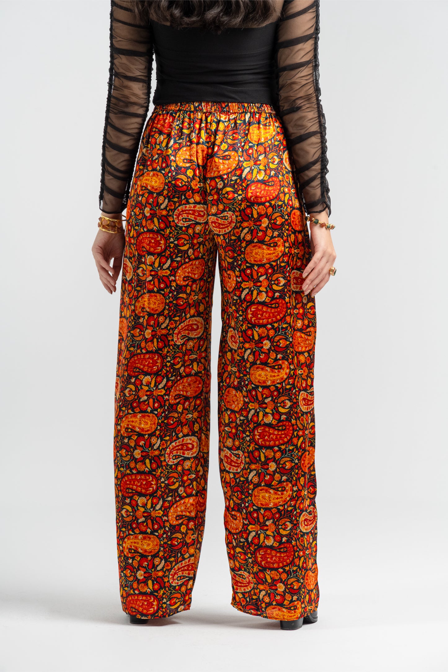 Kashmir - Silky Red Pants