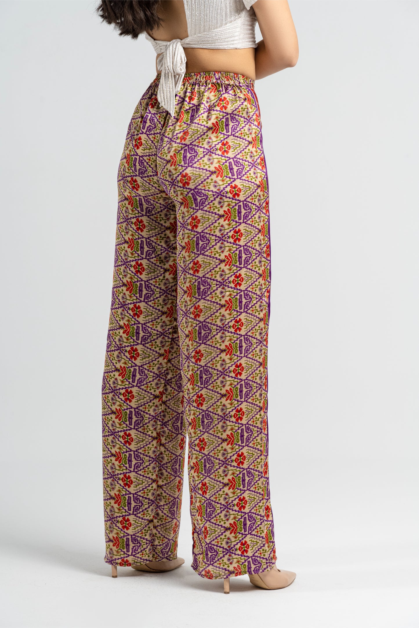 Taraz - Silky Purple Pants