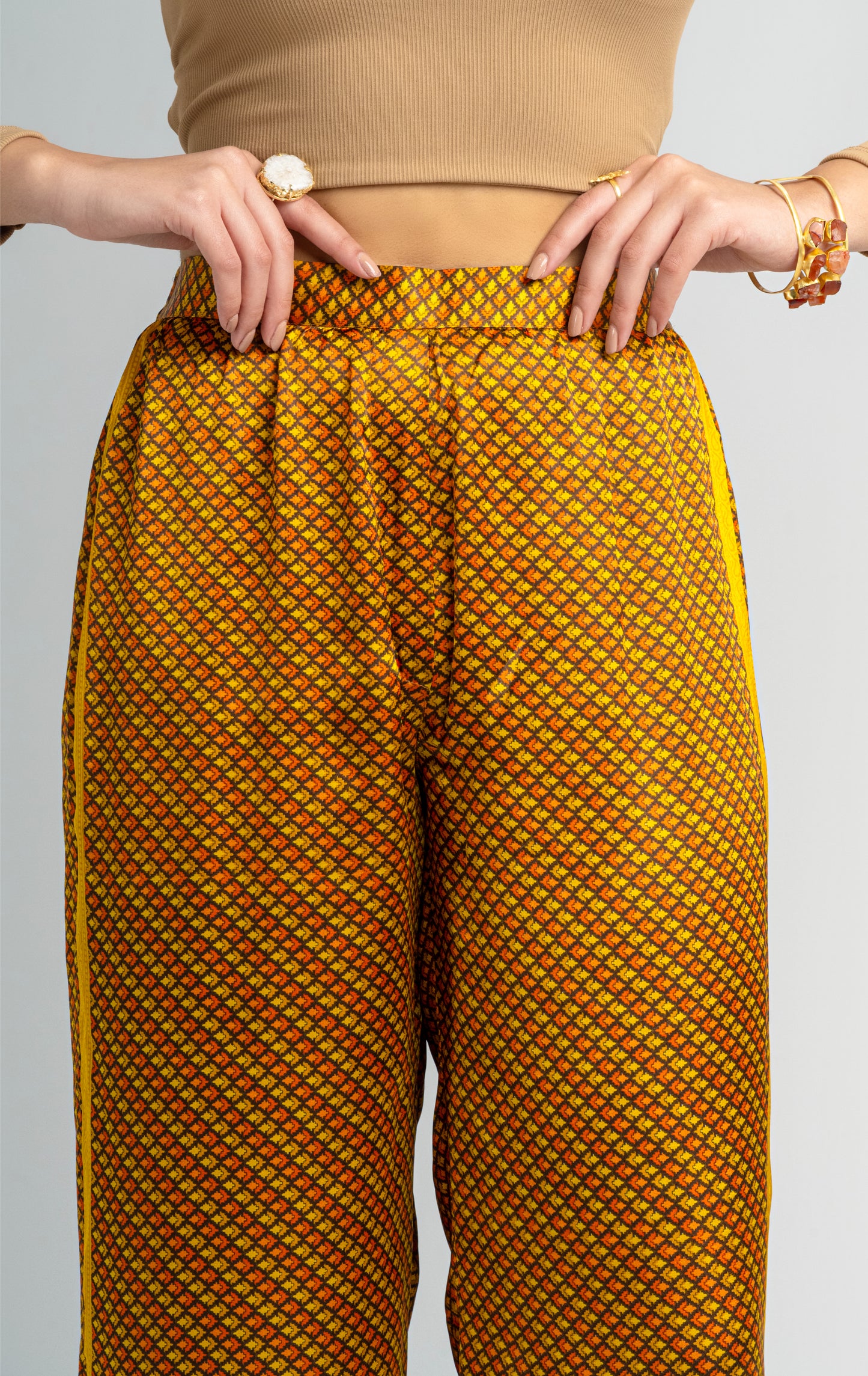 Khiva - Silky Yellow Pants