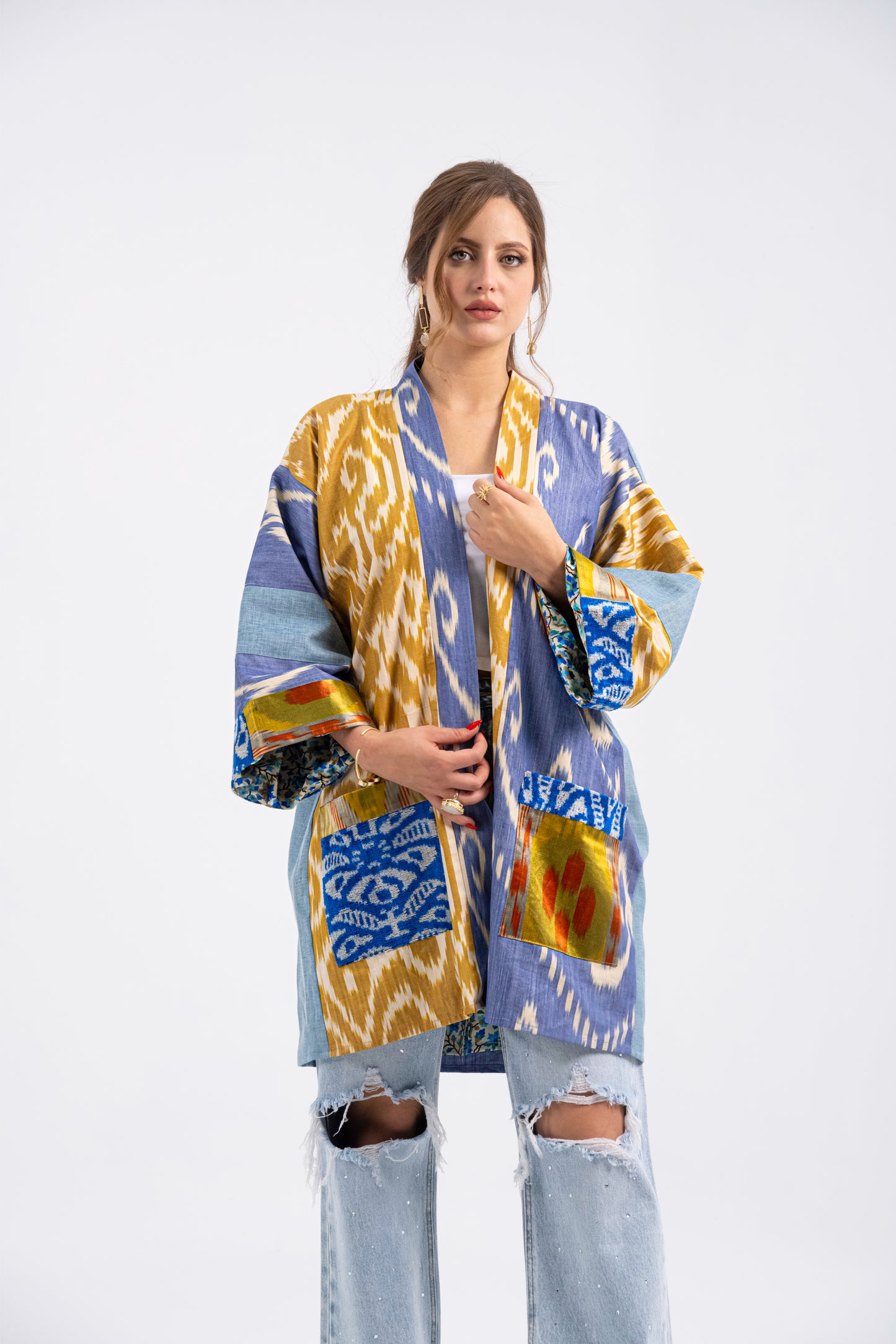 Siwa - Silk Ikat Cardigan