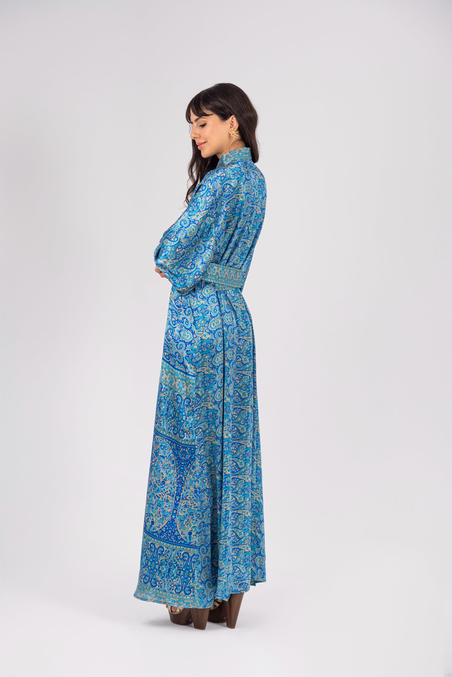 Samarkand - Blue Modest Dress