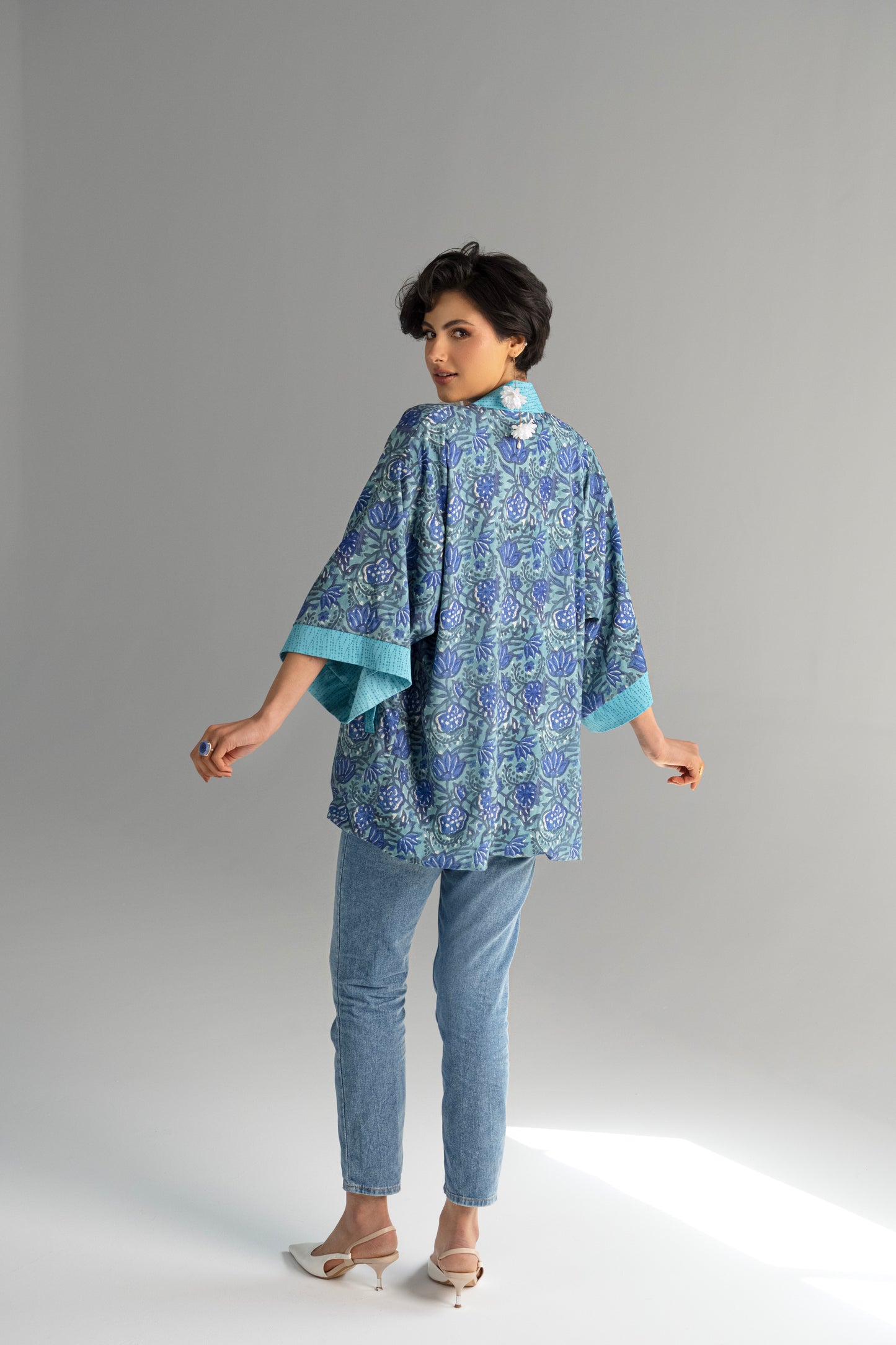 Iris - Sky Reversible Cardigan