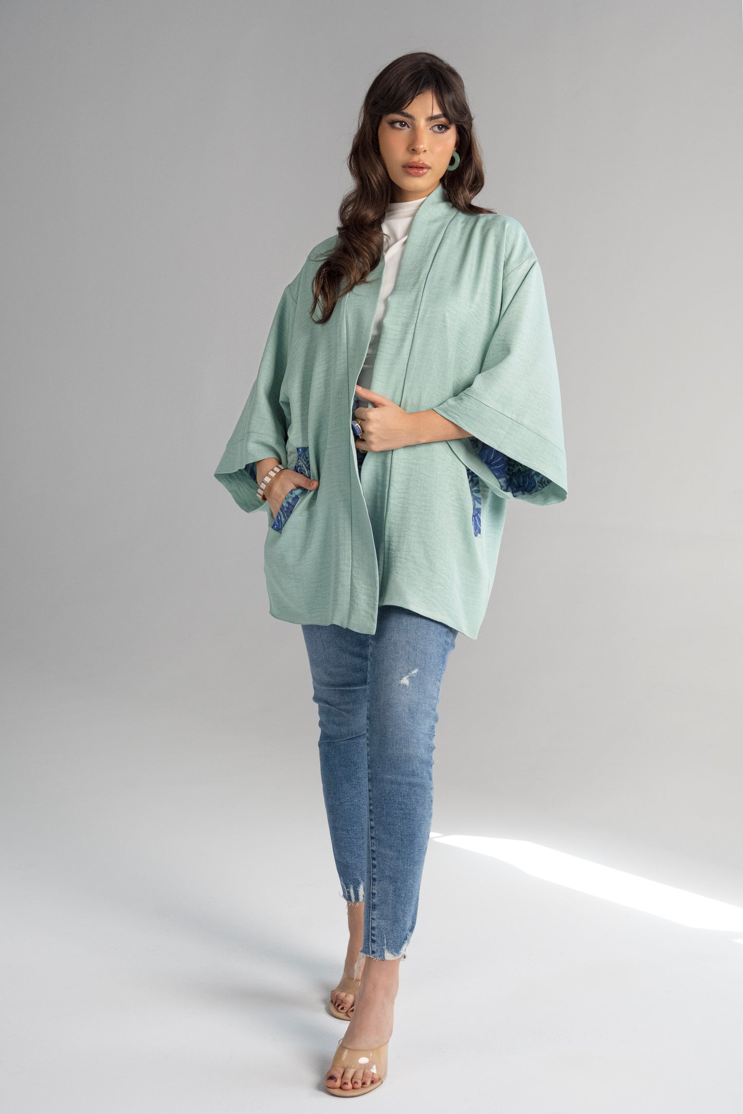 Iris - Mist Reversible Cardigan