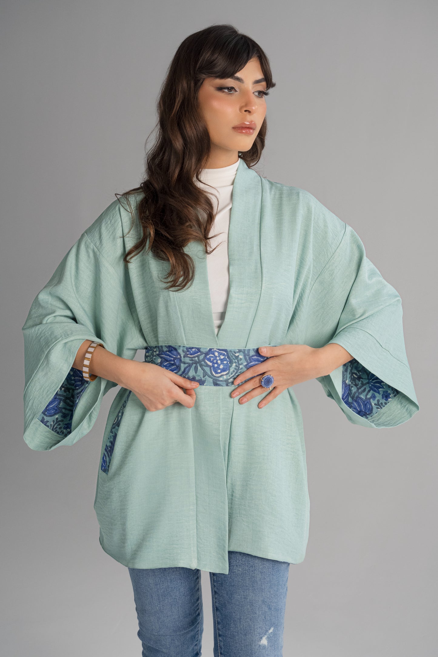 Iris - Mist Reversible Cardigan