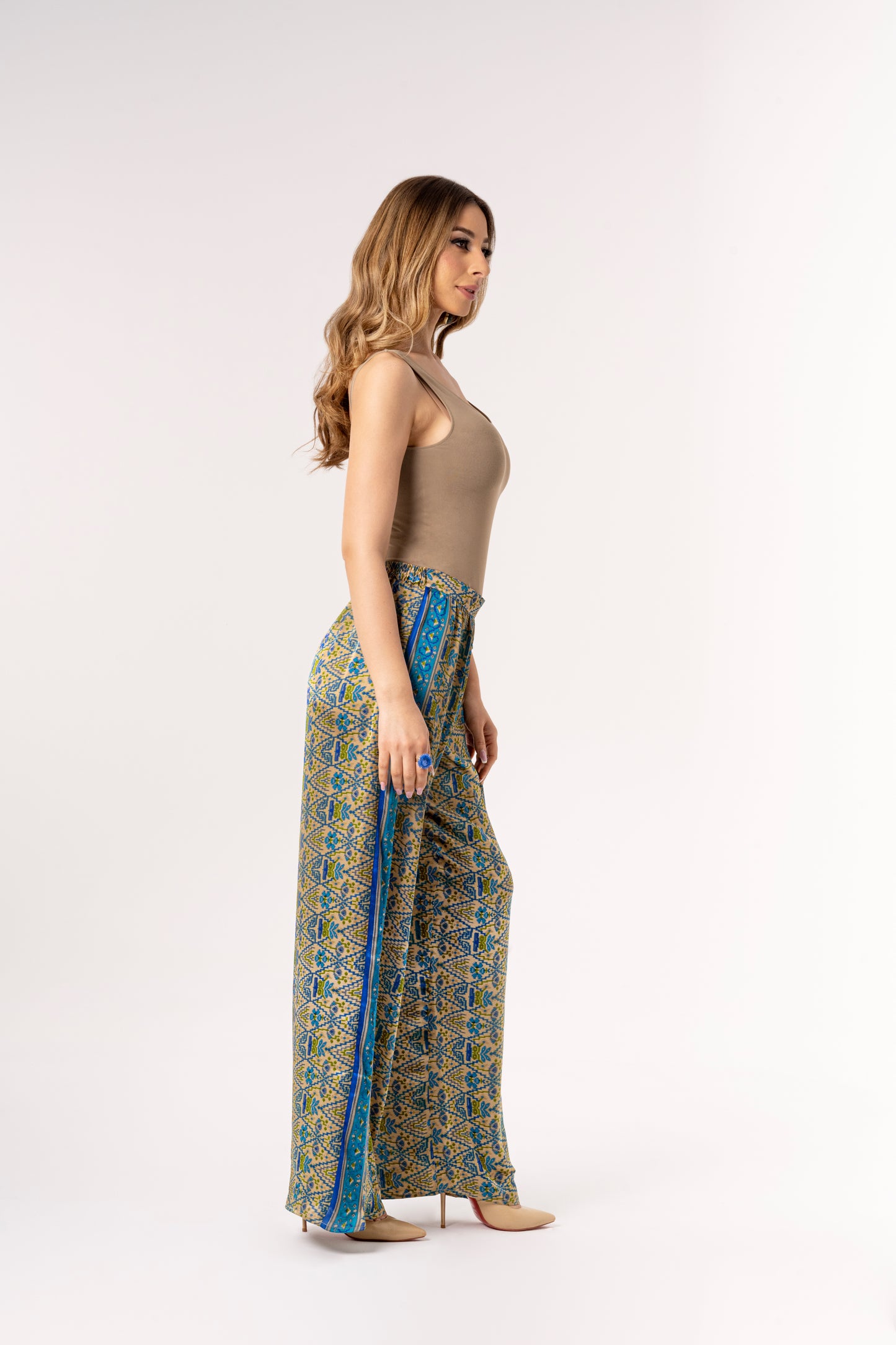 Taraz - Silky Blue Pants