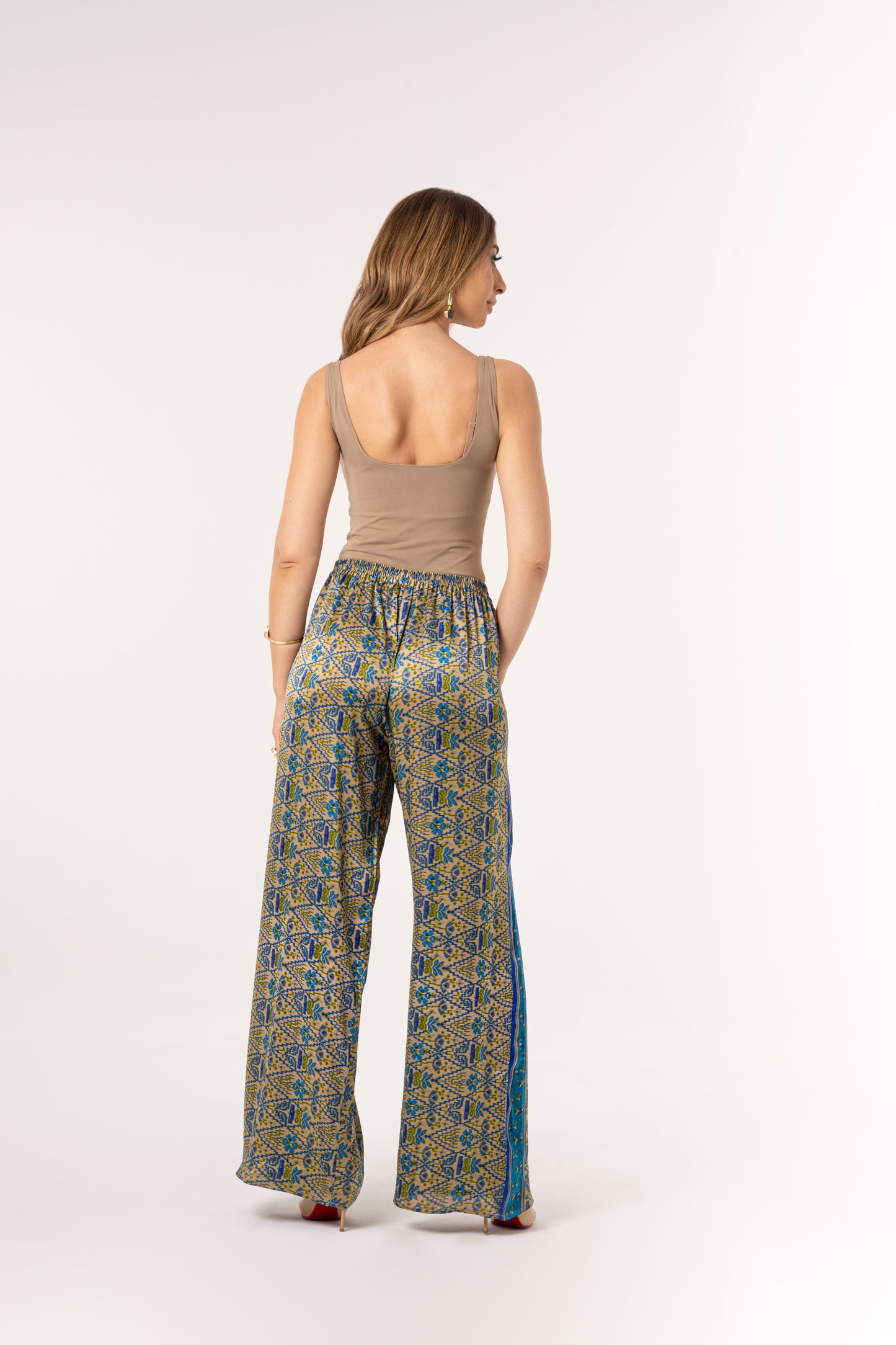 Taraz - Silky Blue Pants
