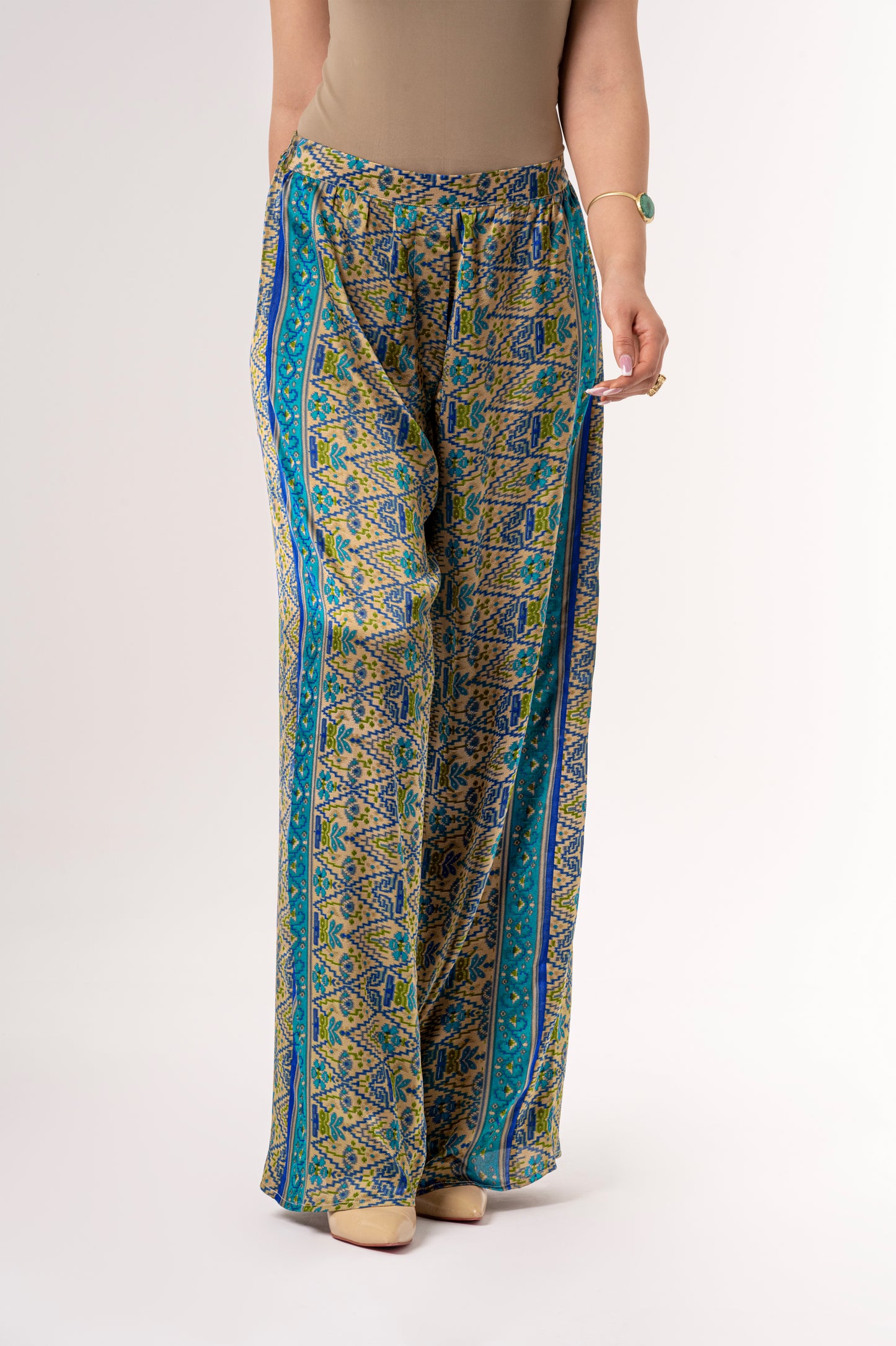 Taraz - Silky Blue Pants
