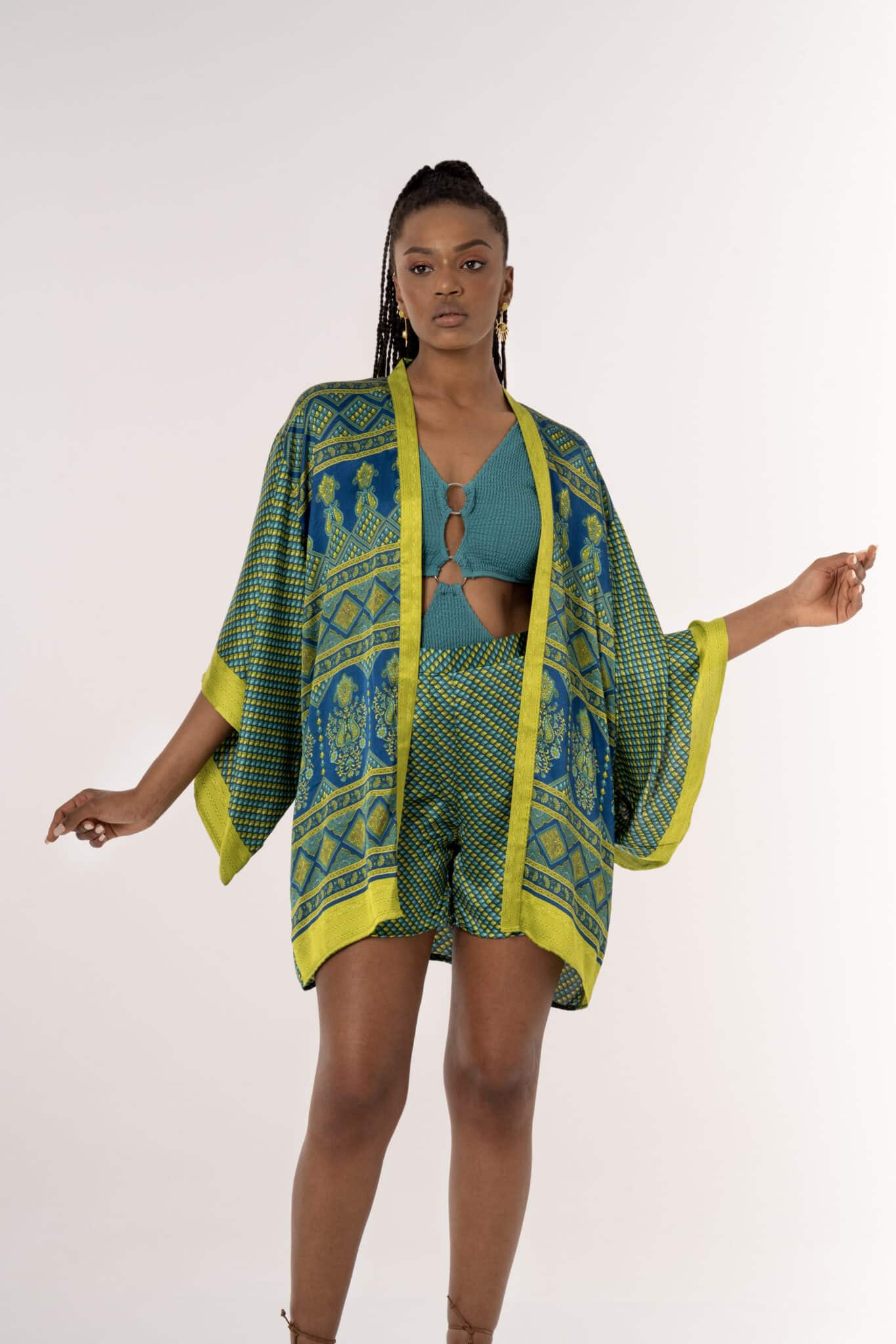 Khiva - Silky Green Shorts