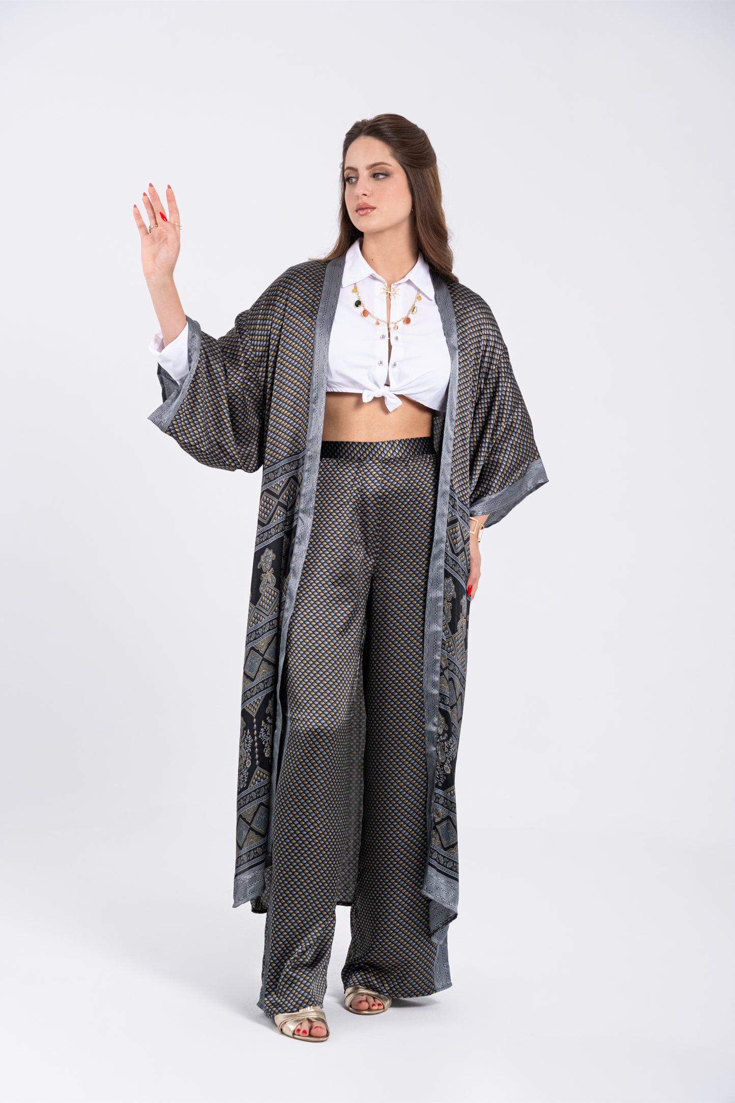 Khiva - Silky Grey Pants