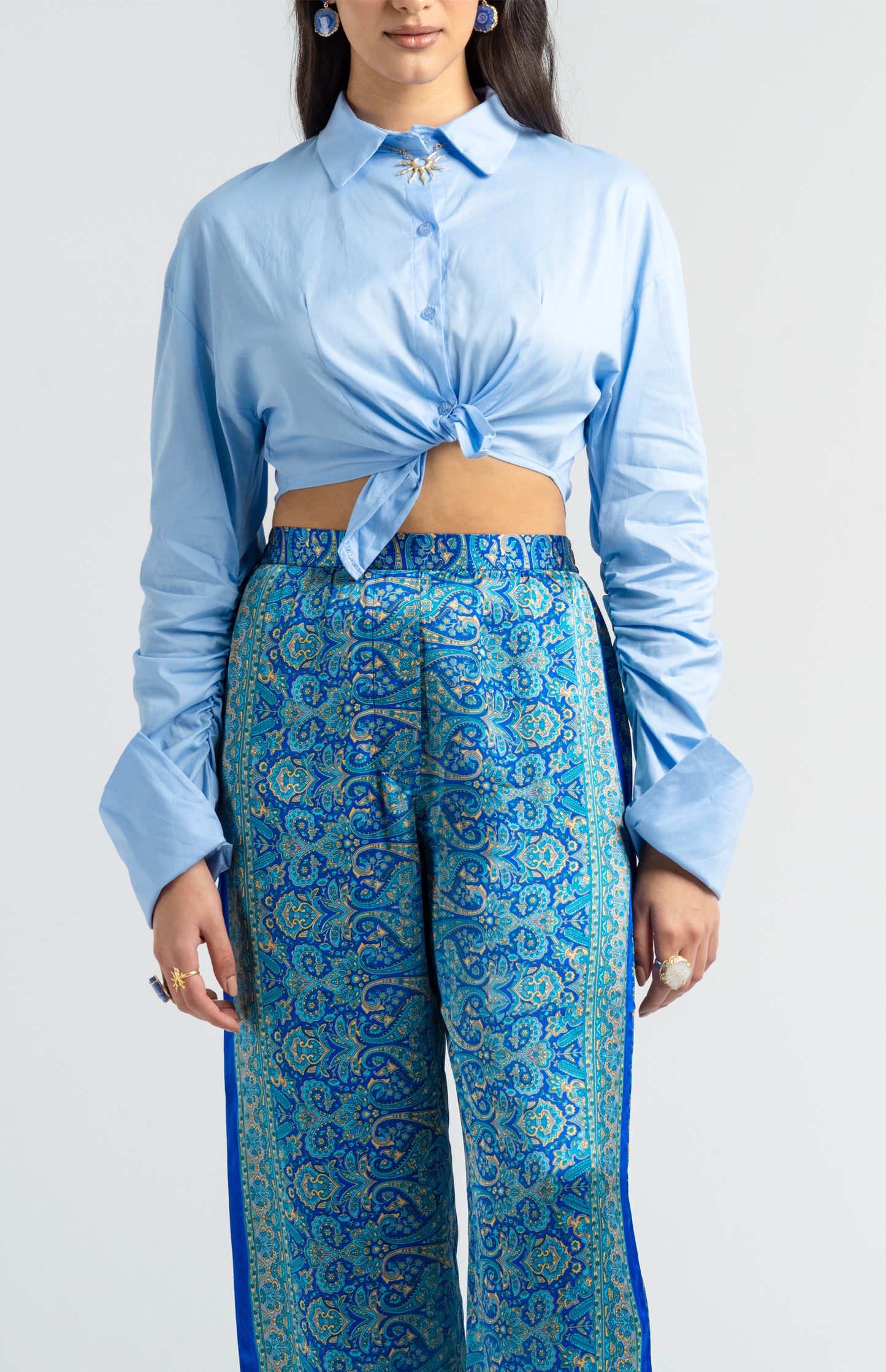 Samarkand - Silky Blue Pants