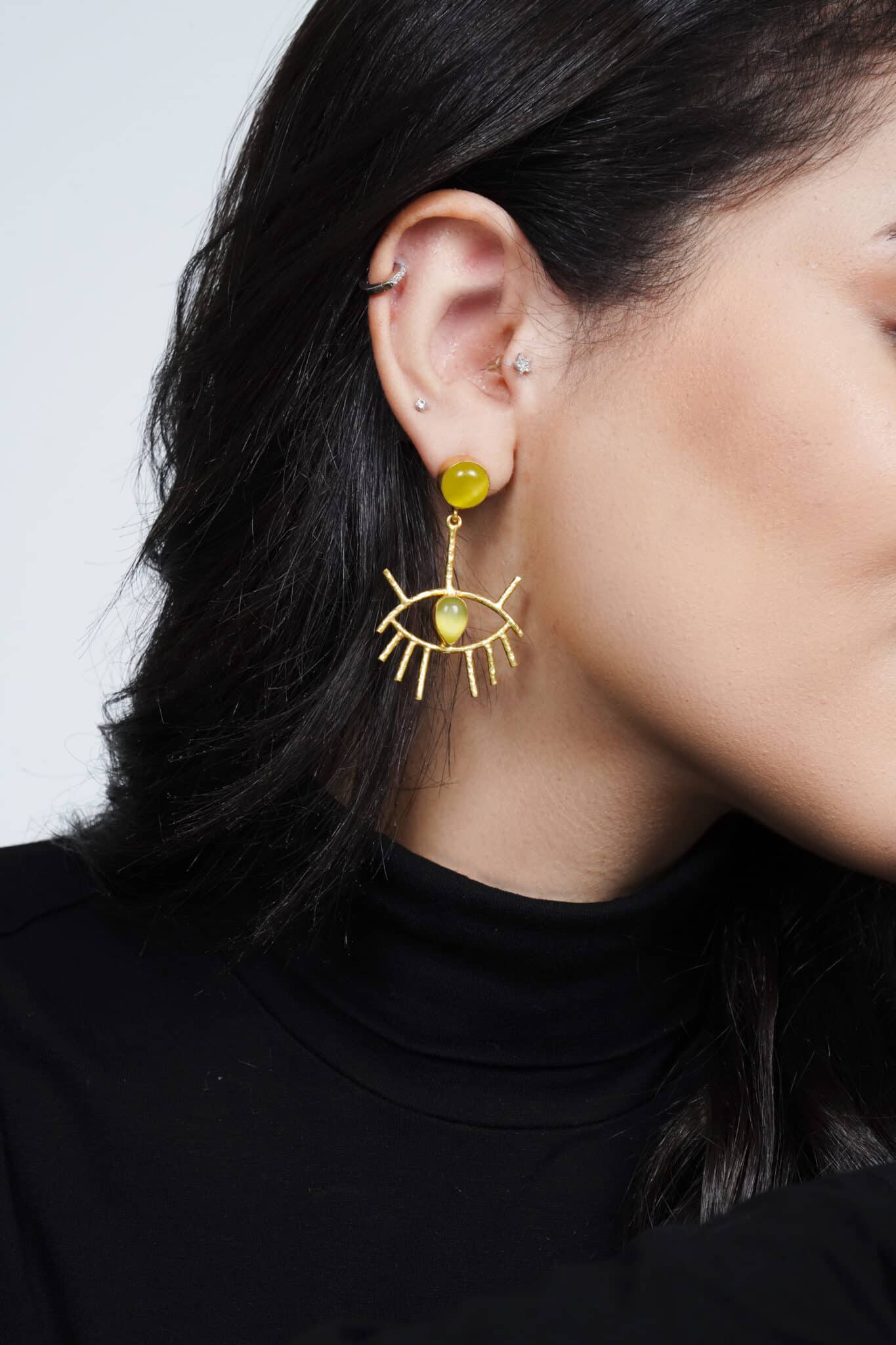 GLAZZ EYE - GOLDEN EARRINGS