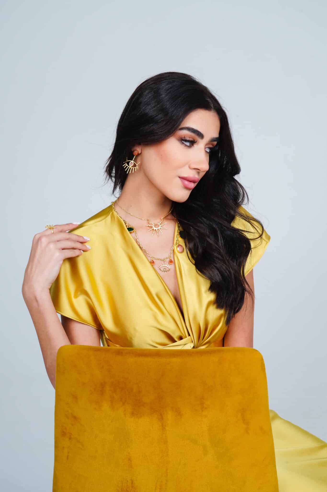 GLAZZ EYE - ORANGE EARRINGS