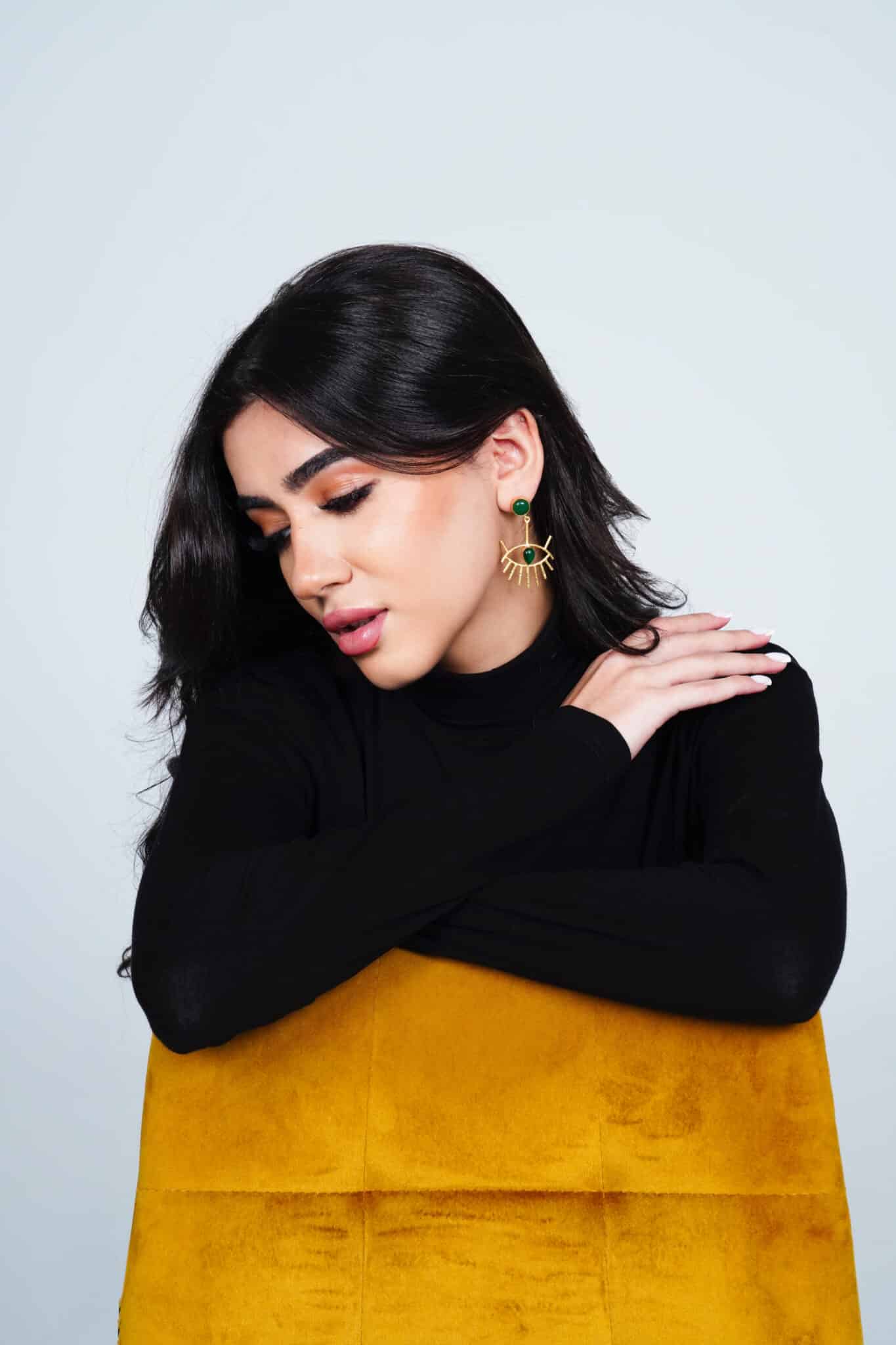 GLAZZ EYE - GREEN EARRINGS