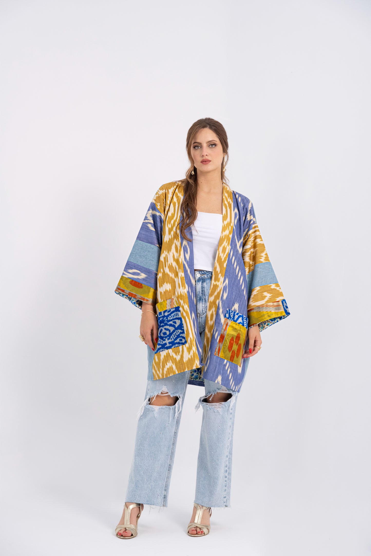 Siwa - Silk Ikat Cardigan