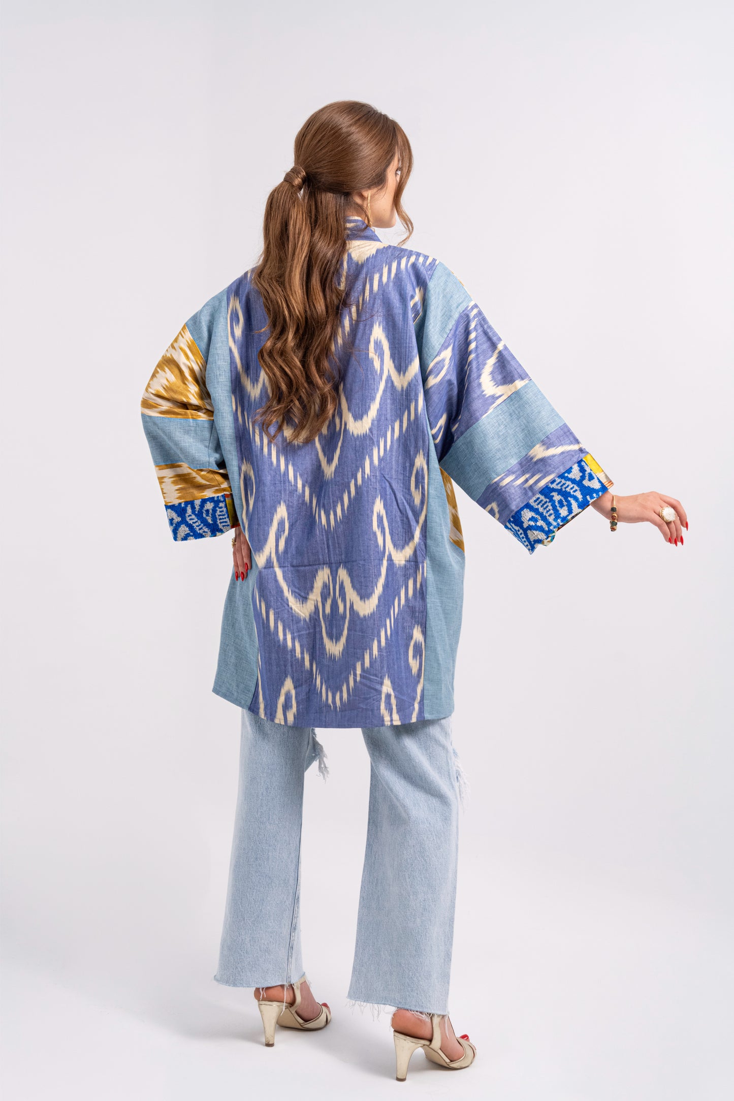 Siwa - Silk Ikat Cardigan