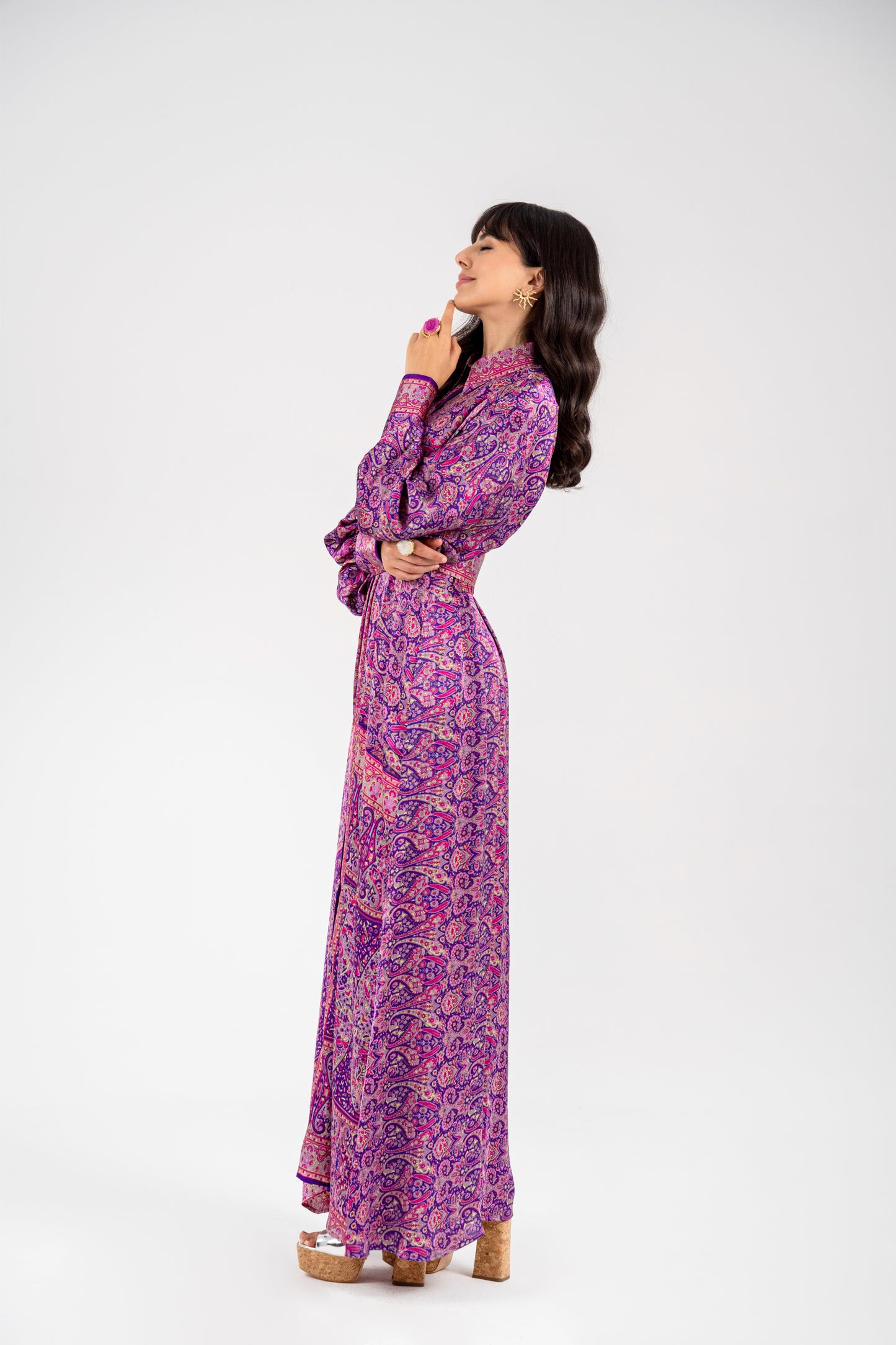 Samarkand - Purple Modest Dress