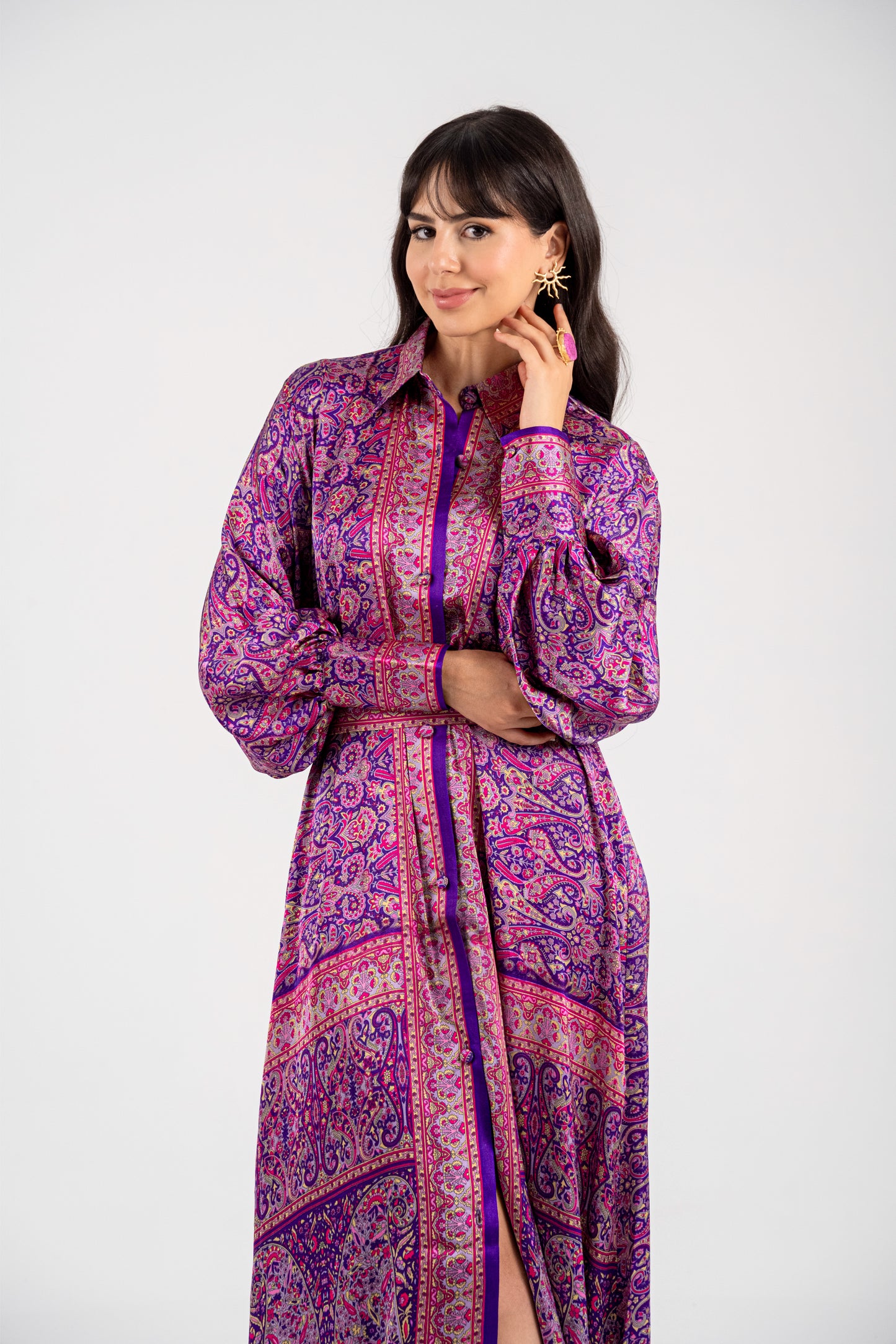 Samarkand - Purple Modest Dress