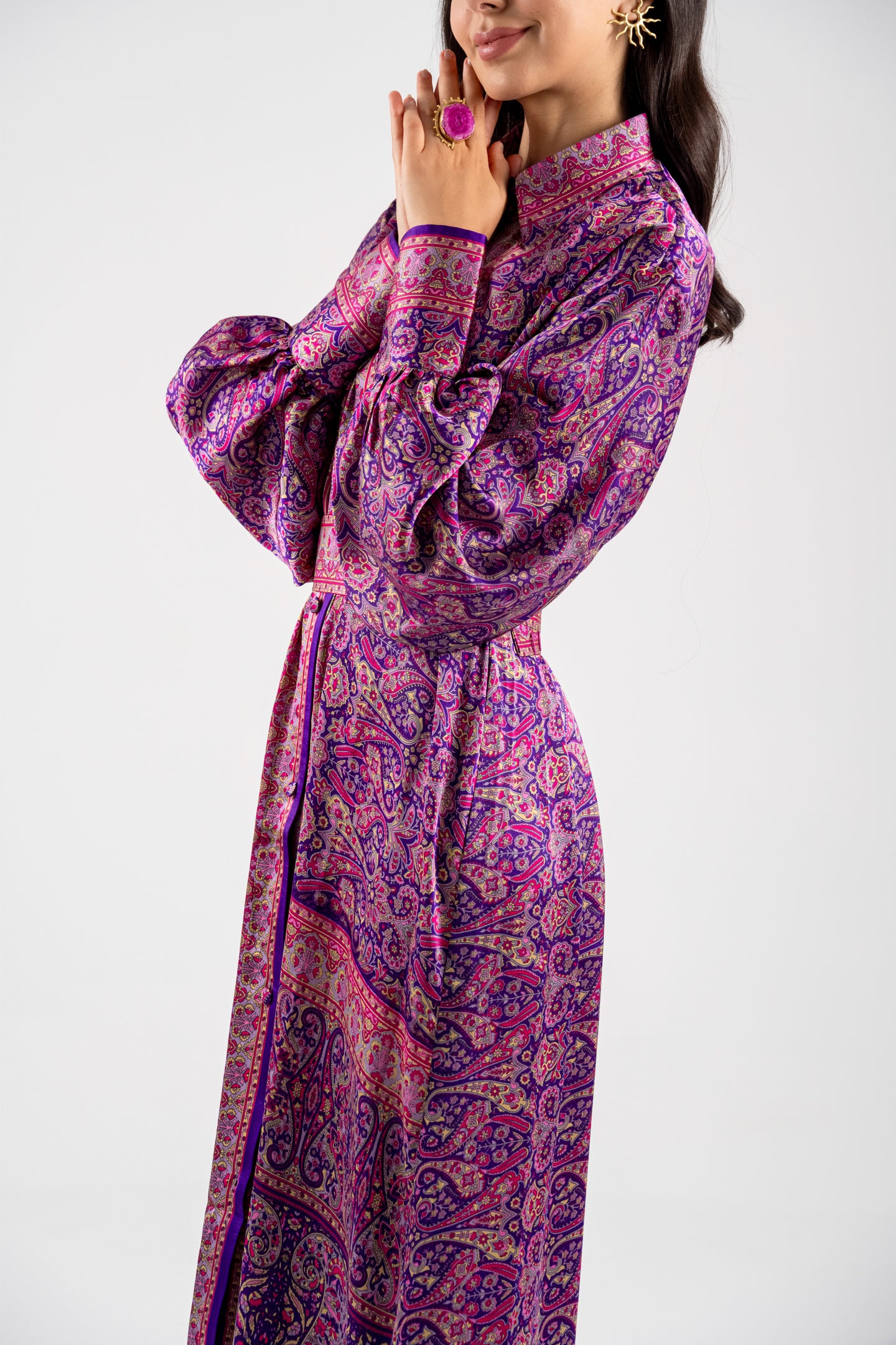 Samarkand - Purple Modest Dress