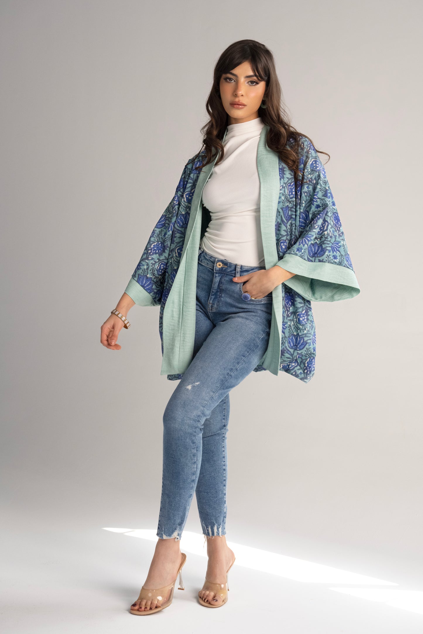 Iris - Mist Reversible Cardigan