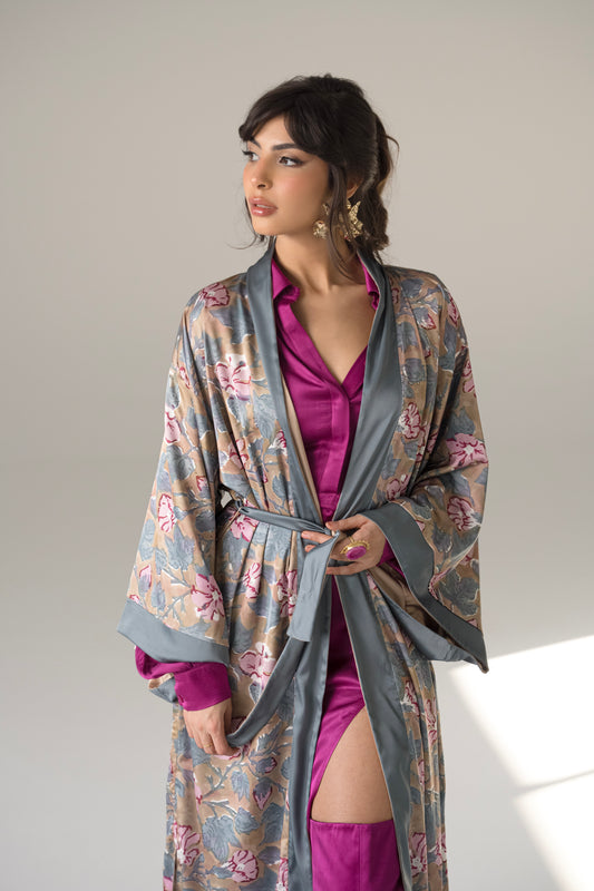 Lotus - Long Kimono