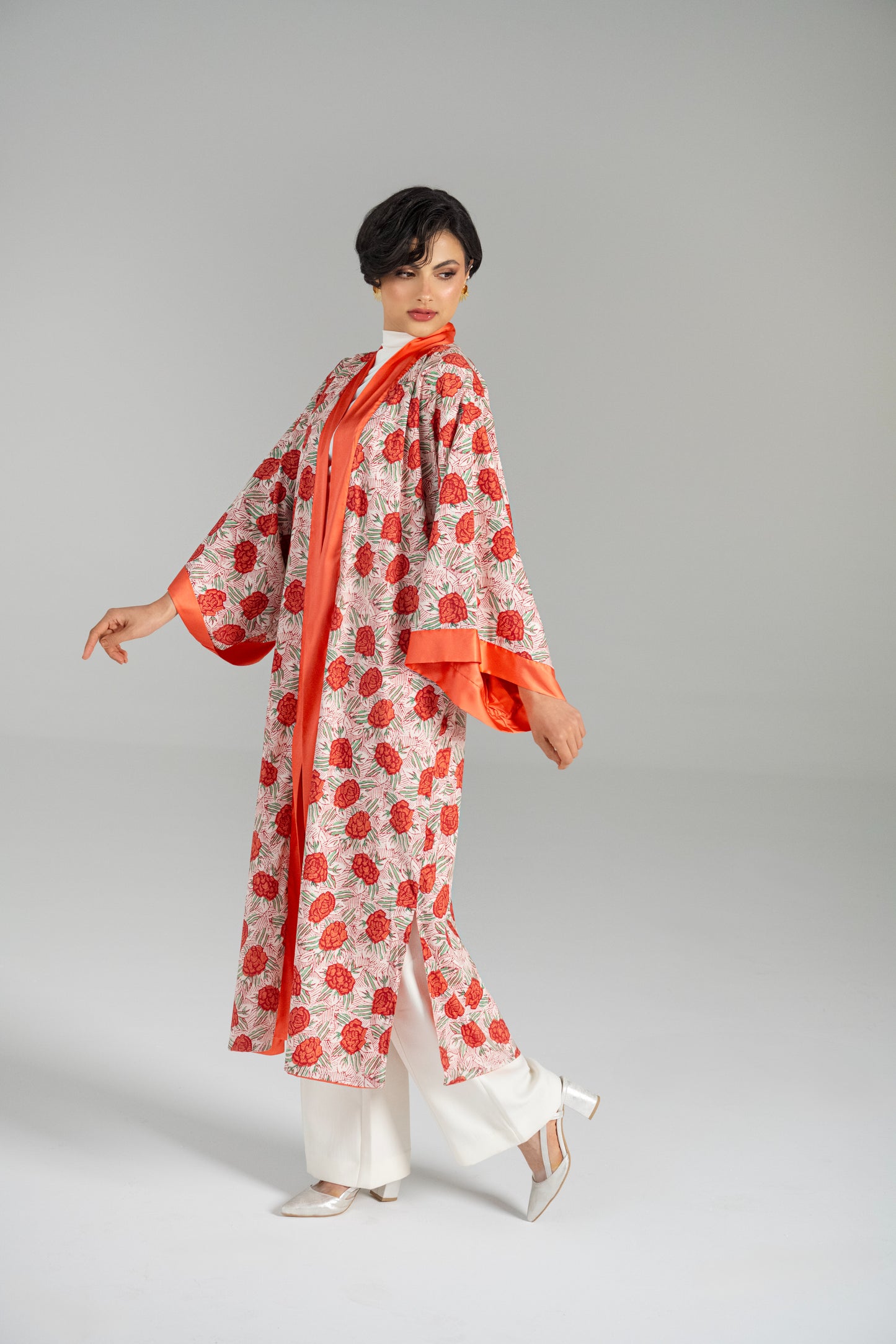 Fire Lily - Long Kimono
