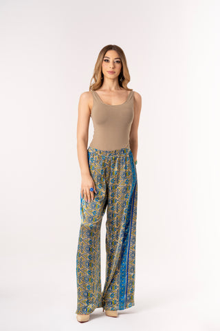 Taraz - Silky Blue Pants
