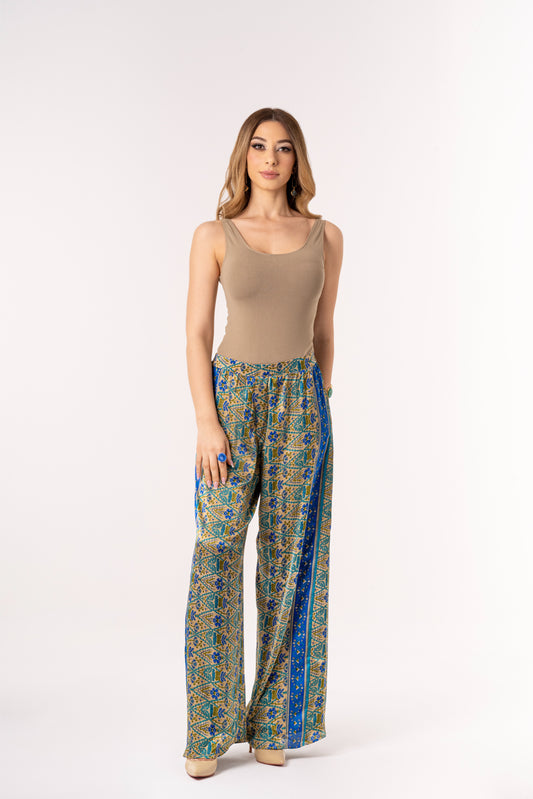 Taraz - Silky Blue Pants