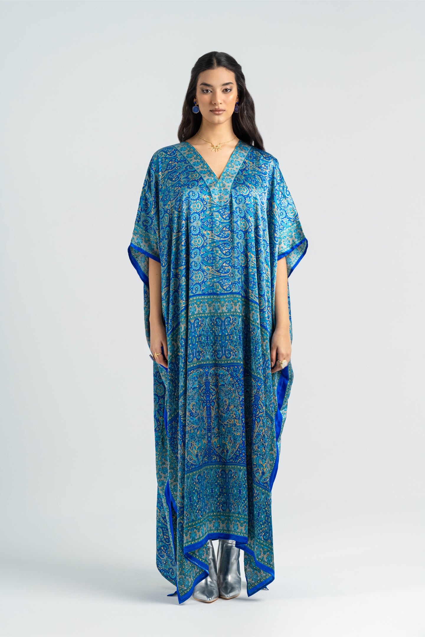 Samarkand - Silky Blue Kaftan