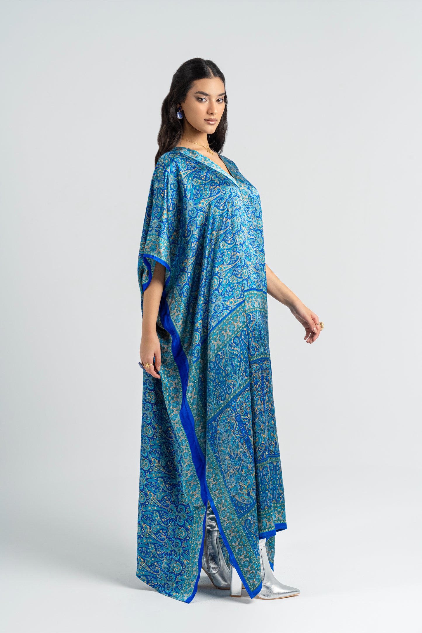 Samarkand - Silky Blue Kaftan