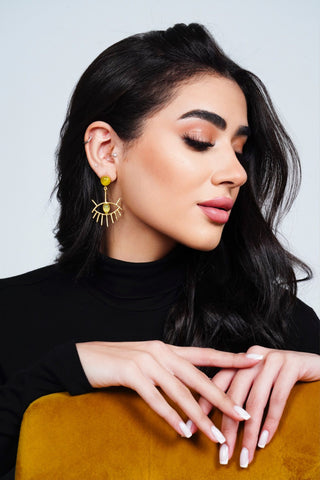 GLAZZ EYE - GOLDEN EARRINGS