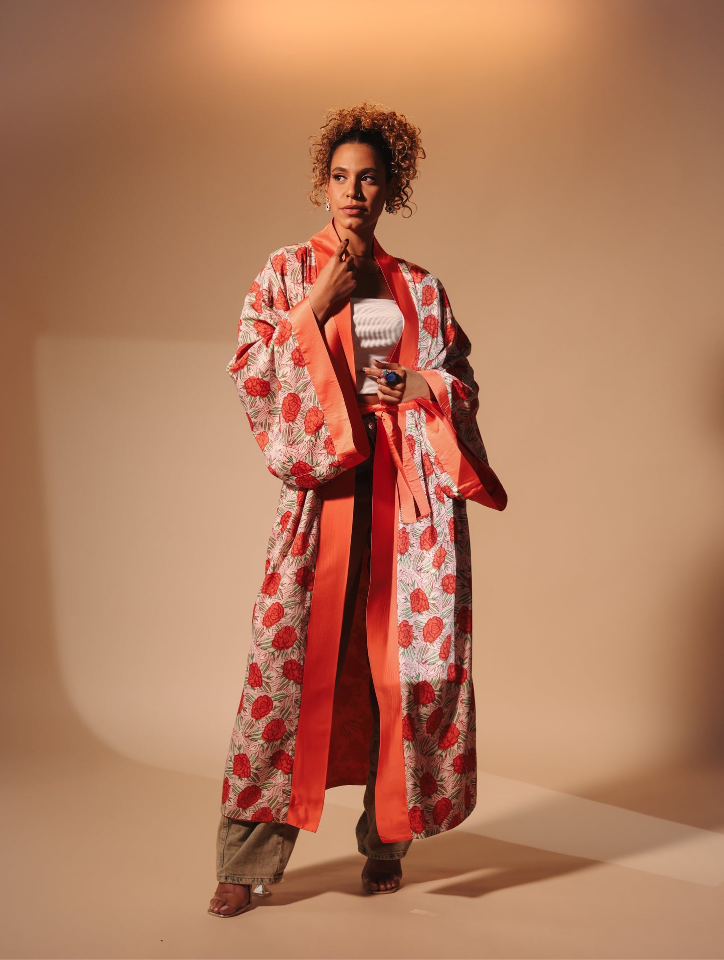 Fire Lily - Long Kimono